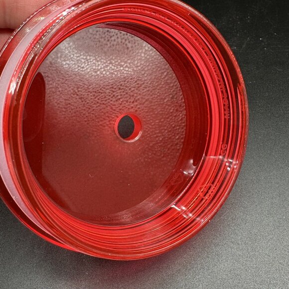 Starbucks Red Ribbon Swirl Stainless Tumbler Winter 2022 Holiday Cold Venti 24oz - Picture 11 of 12